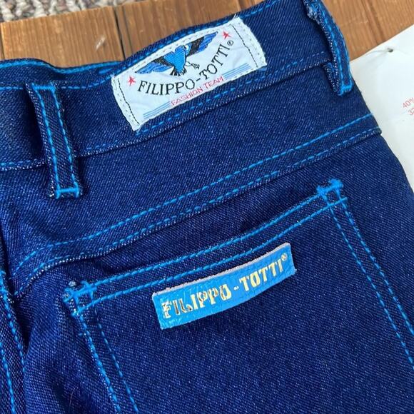 Vintage womens 1980s Filippo-Totti high waisted jean puff print NEW NWT size 9 - Picture 11 of 12